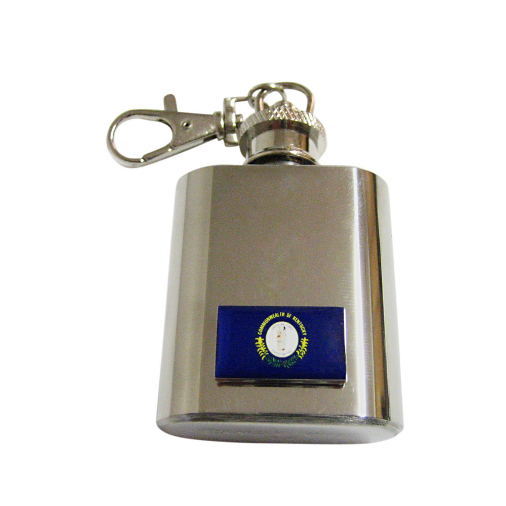 Kentucky State Flag Keychain Flask - image 1